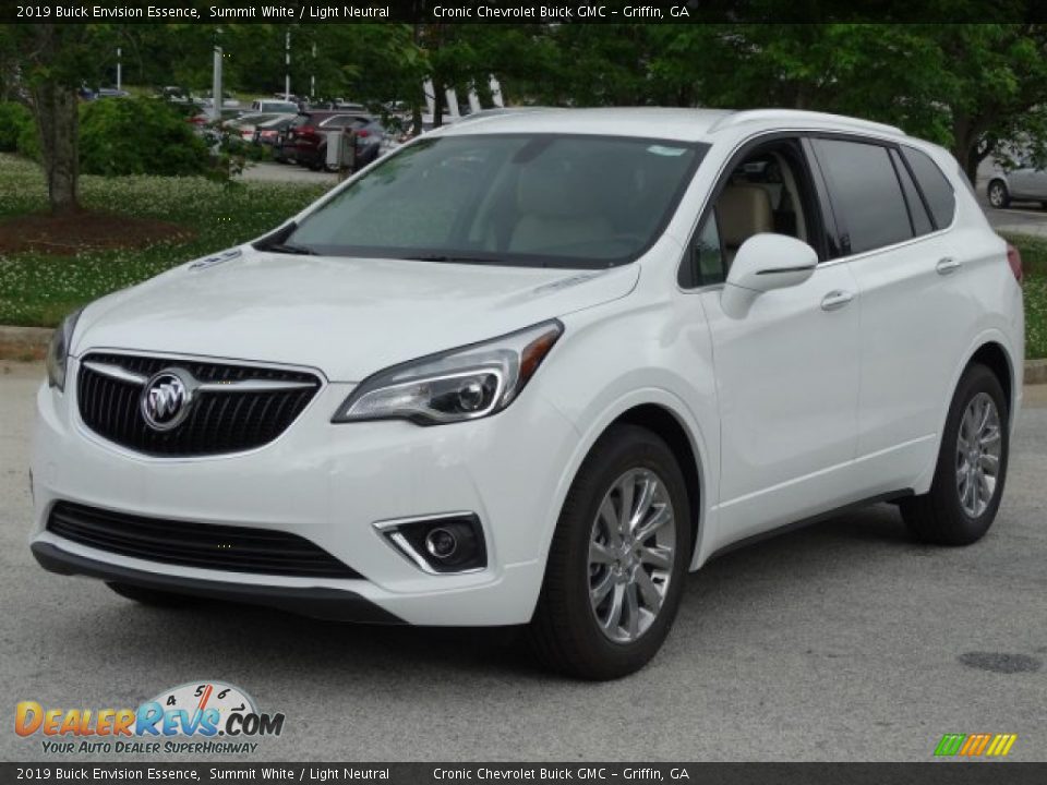 2019 Buick Envision Essence Summit White / Light Neutral Photo #5