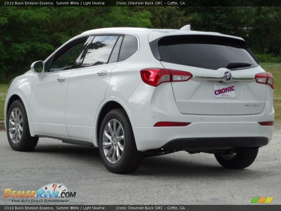 2019 Buick Envision Essence Summit White / Light Neutral Photo #6