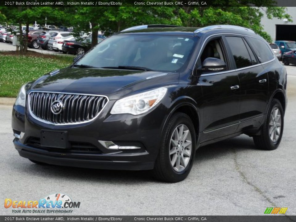 2017 Buick Enclave Leather AWD Iridium Metallic / Ebony/Ebony Photo #5