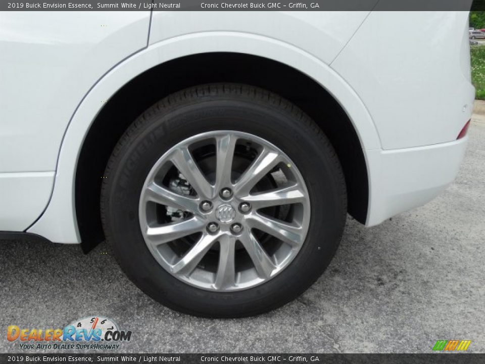 2019 Buick Envision Essence Summit White / Light Neutral Photo #9
