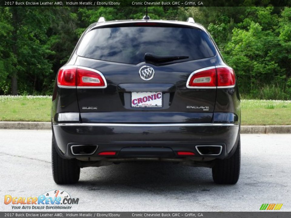 2017 Buick Enclave Leather AWD Iridium Metallic / Ebony/Ebony Photo #7