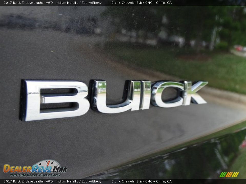 2017 Buick Enclave Leather AWD Iridium Metallic / Ebony/Ebony Photo #8