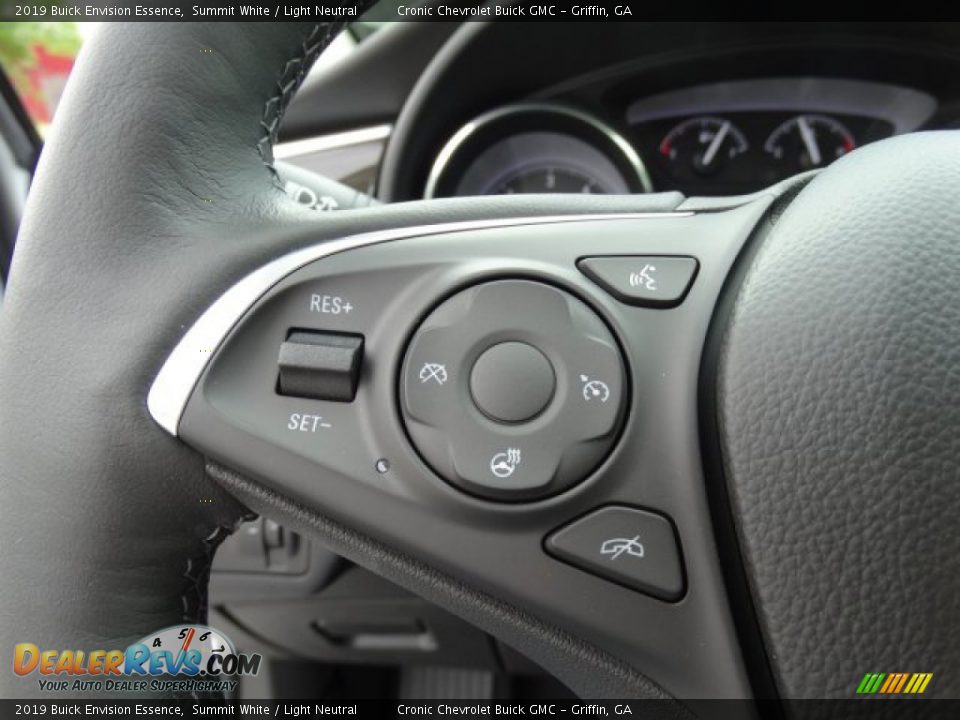 2019 Buick Envision Essence Summit White / Light Neutral Photo #14