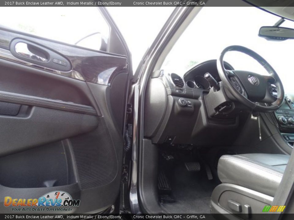 2017 Buick Enclave Leather AWD Iridium Metallic / Ebony/Ebony Photo #11