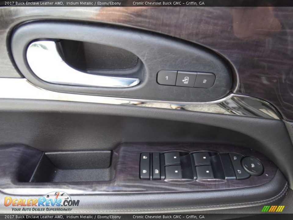 2017 Buick Enclave Leather AWD Iridium Metallic / Ebony/Ebony Photo #13