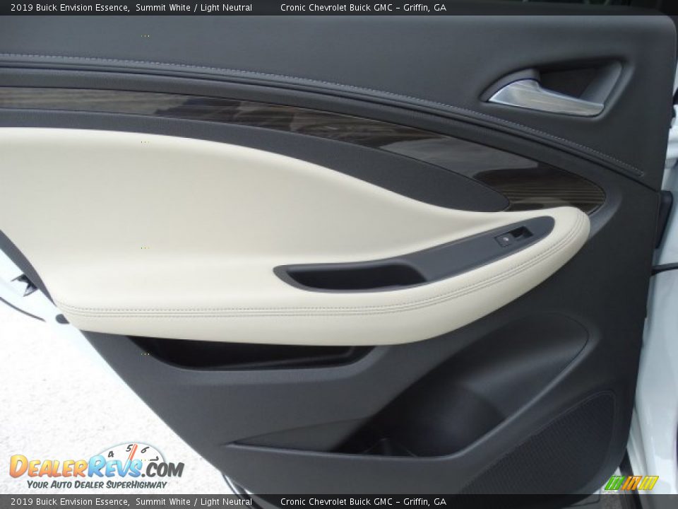 2019 Buick Envision Essence Summit White / Light Neutral Photo #20
