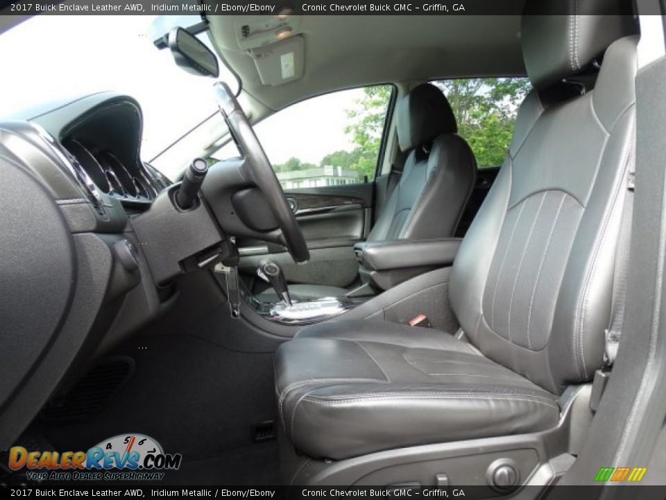 2017 Buick Enclave Leather AWD Iridium Metallic / Ebony/Ebony Photo #14