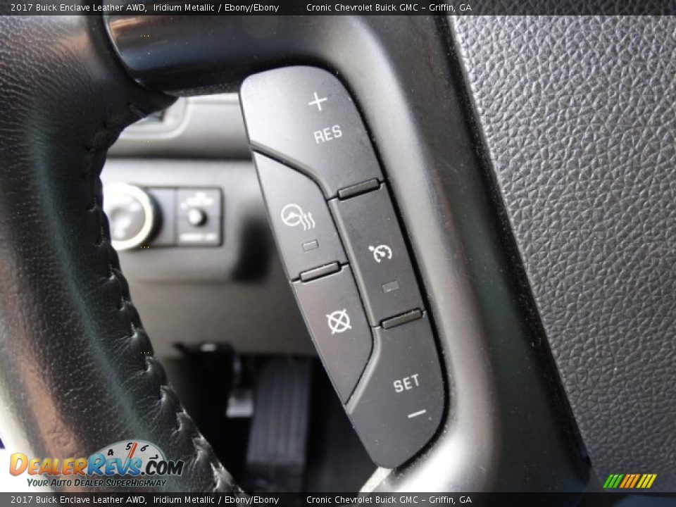 2017 Buick Enclave Leather AWD Iridium Metallic / Ebony/Ebony Photo #15
