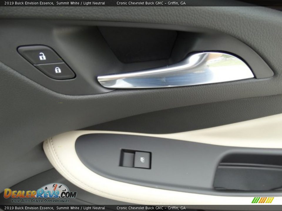 2019 Buick Envision Essence Summit White / Light Neutral Photo #24