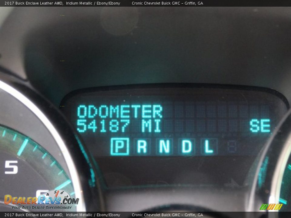 2017 Buick Enclave Leather AWD Iridium Metallic / Ebony/Ebony Photo #17