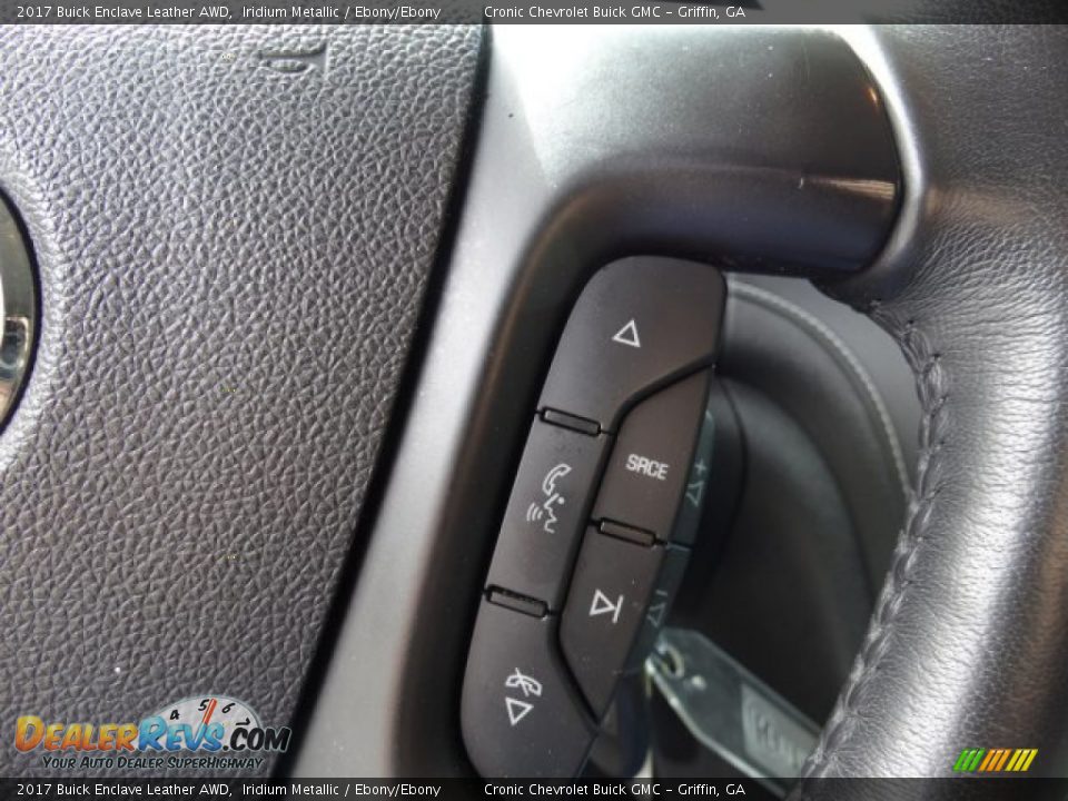 2017 Buick Enclave Leather AWD Iridium Metallic / Ebony/Ebony Photo #18