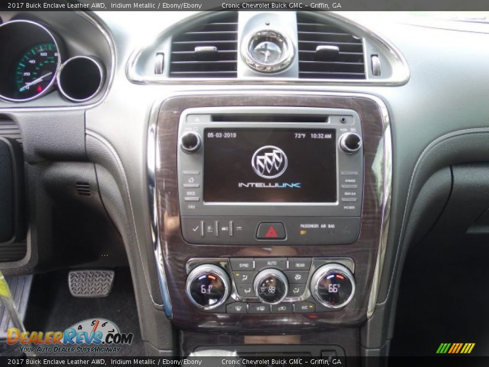 2017 Buick Enclave Leather AWD Iridium Metallic / Ebony/Ebony Photo #19