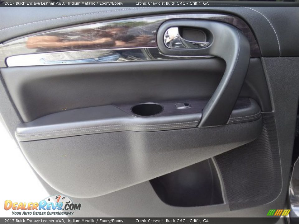 2017 Buick Enclave Leather AWD Iridium Metallic / Ebony/Ebony Photo #21