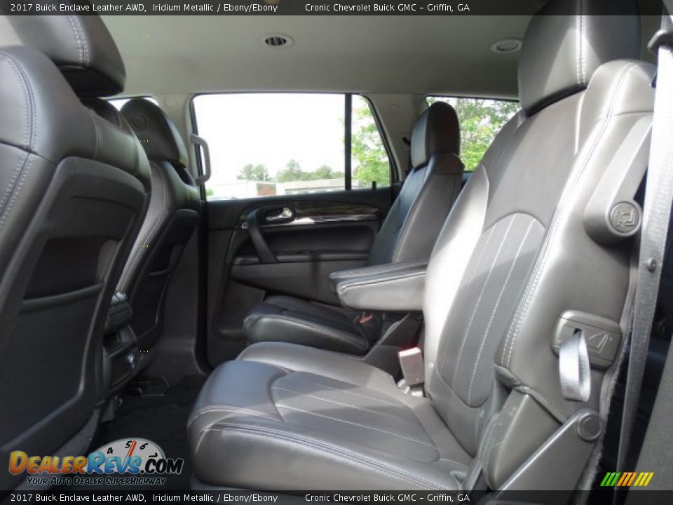 2017 Buick Enclave Leather AWD Iridium Metallic / Ebony/Ebony Photo #22