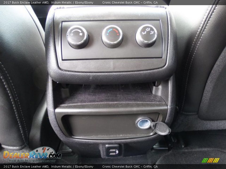 2017 Buick Enclave Leather AWD Iridium Metallic / Ebony/Ebony Photo #24