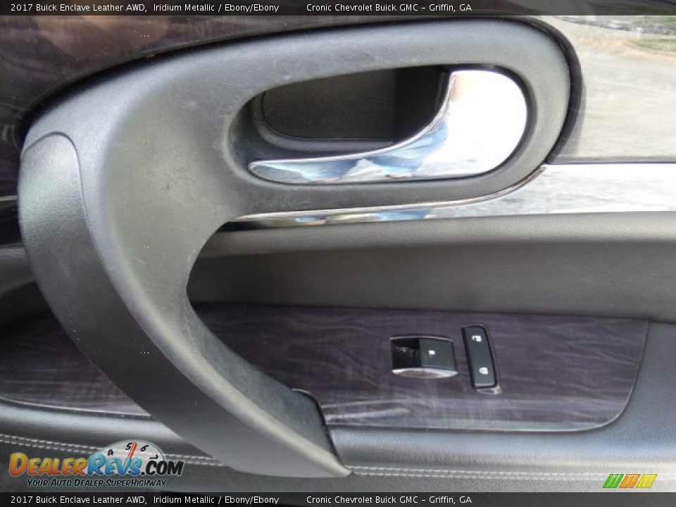 2017 Buick Enclave Leather AWD Iridium Metallic / Ebony/Ebony Photo #29