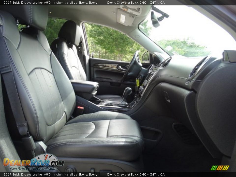 2017 Buick Enclave Leather AWD Iridium Metallic / Ebony/Ebony Photo #30