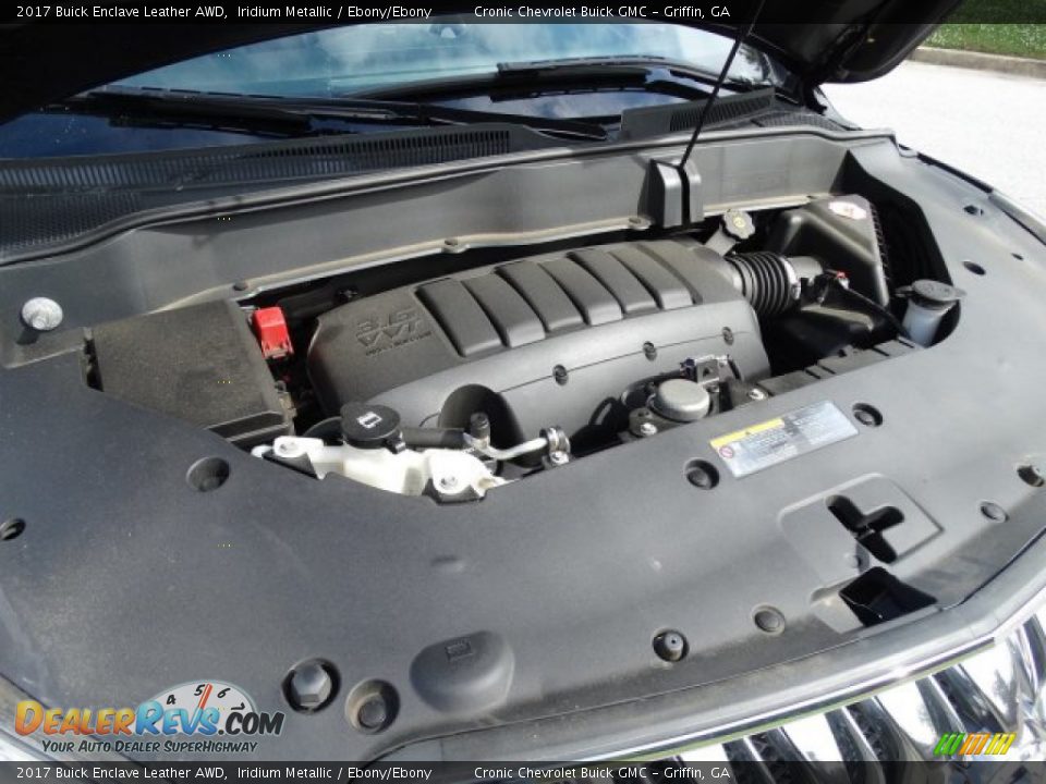 2017 Buick Enclave Leather AWD Iridium Metallic / Ebony/Ebony Photo #31