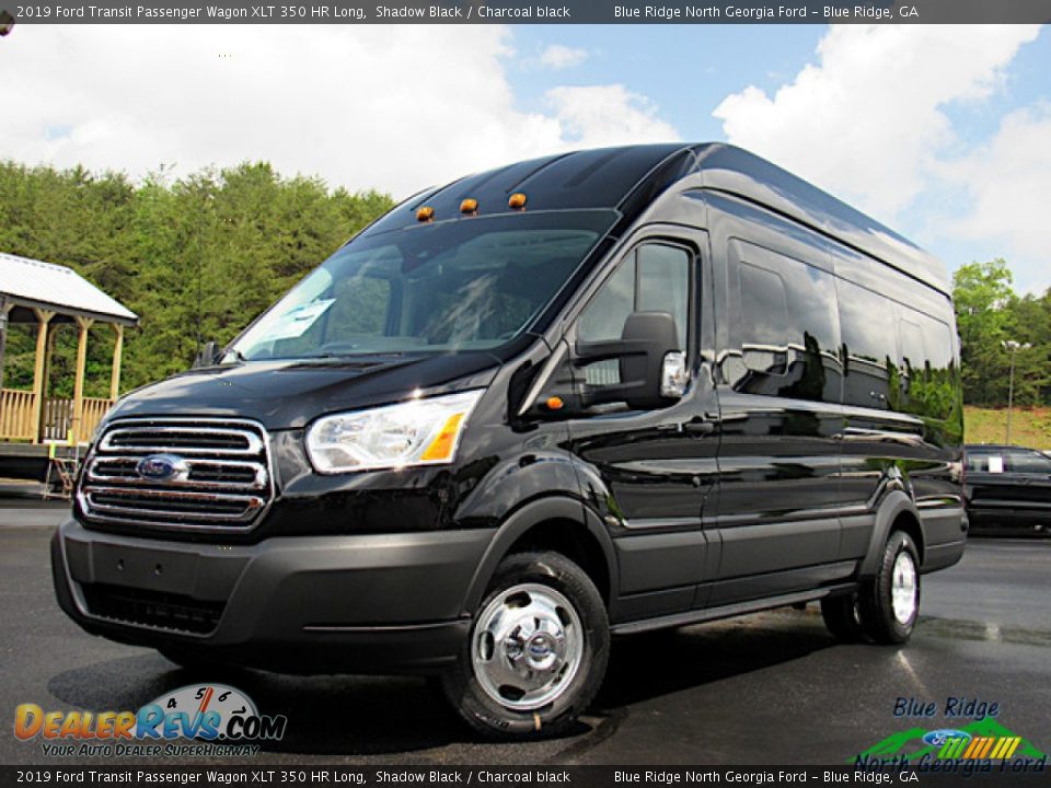 2019 Ford Transit Passenger Wagon XLT 350 HR Long Shadow Black / Charcoal black Photo #1