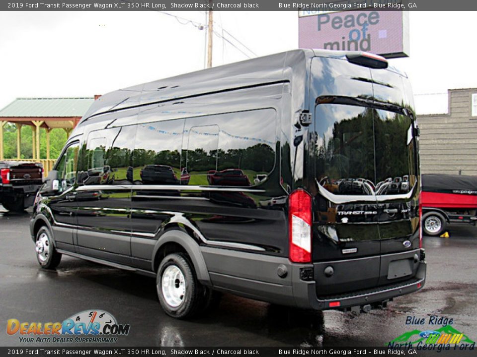 2019 Ford Transit Passenger Wagon XLT 350 HR Long Shadow Black / Charcoal black Photo #3
