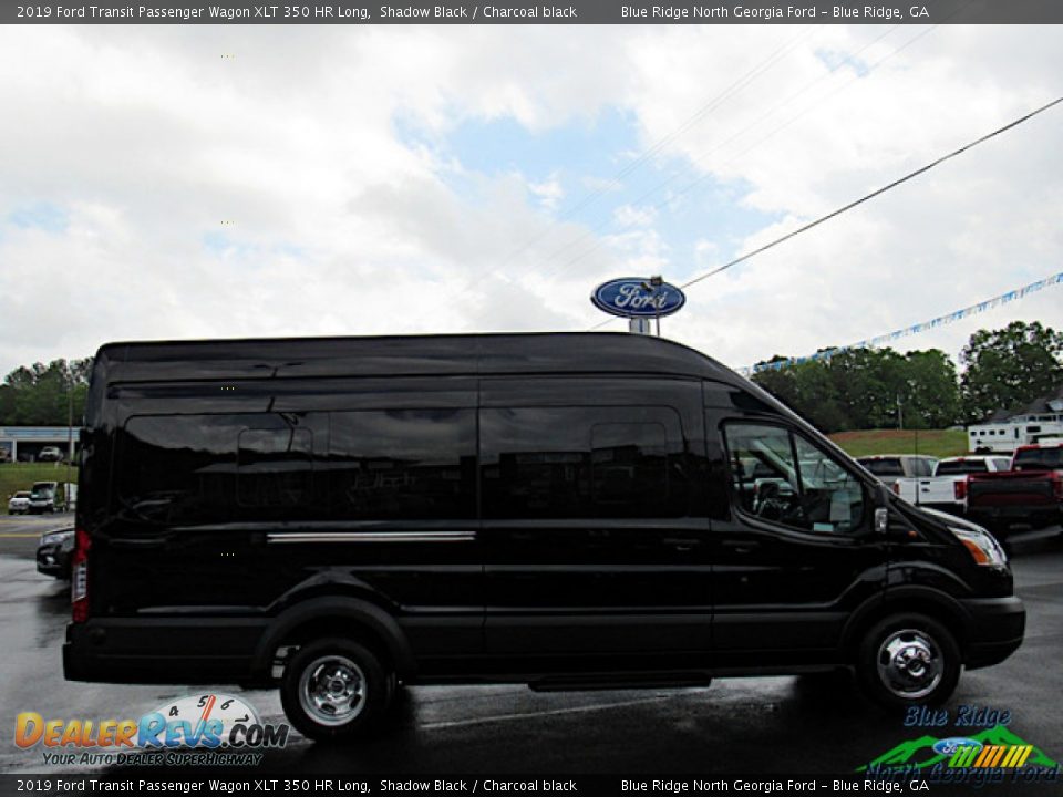 2019 Ford Transit Passenger Wagon XLT 350 HR Long Shadow Black / Charcoal black Photo #6