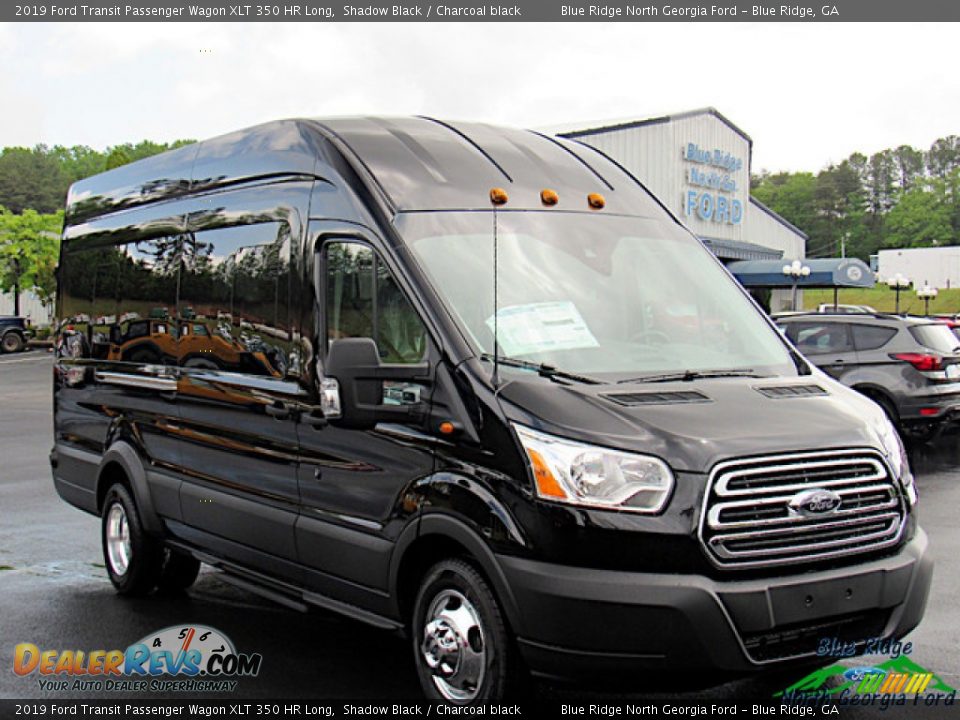 2019 Ford Transit Passenger Wagon XLT 350 HR Long Shadow Black / Charcoal black Photo #7