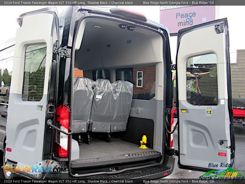 2019 Ford Transit Passenger Wagon XLT 350 HR Long Shadow Black / Charcoal black Photo #16