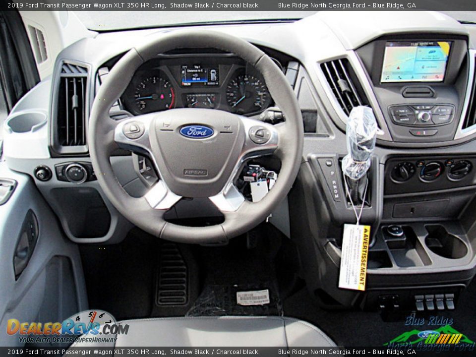 2019 Ford Transit Passenger Wagon XLT 350 HR Long Shadow Black / Charcoal black Photo #17