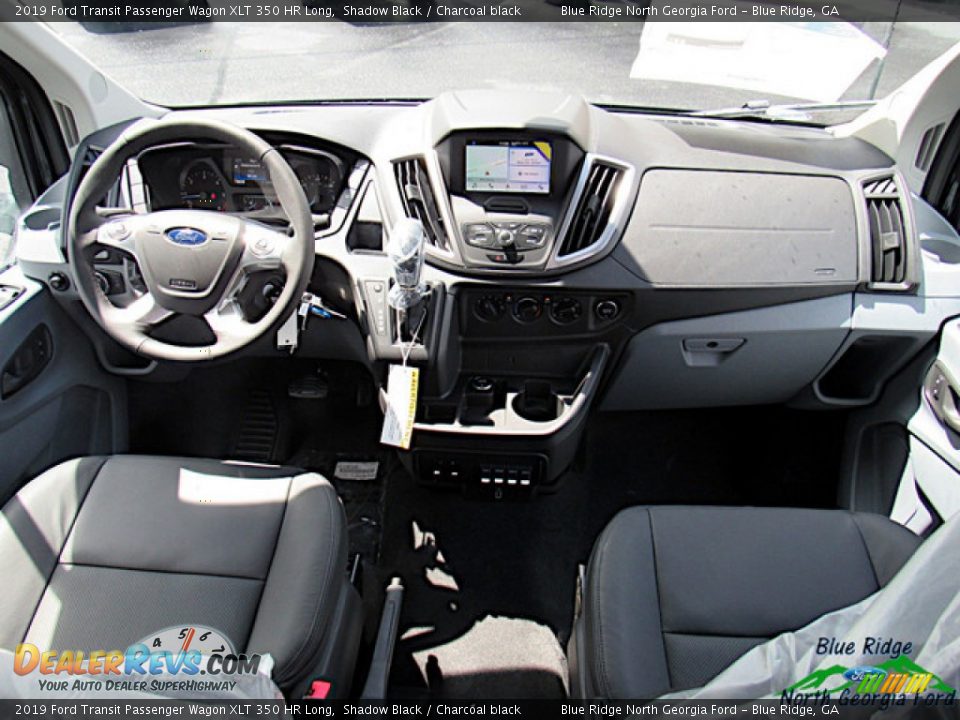 2019 Ford Transit Passenger Wagon XLT 350 HR Long Shadow Black / Charcoal black Photo #18