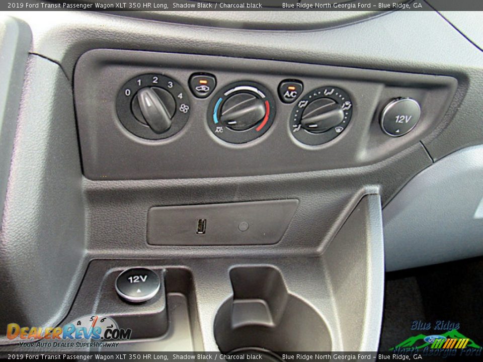 2019 Ford Transit Passenger Wagon XLT 350 HR Long Shadow Black / Charcoal black Photo #26