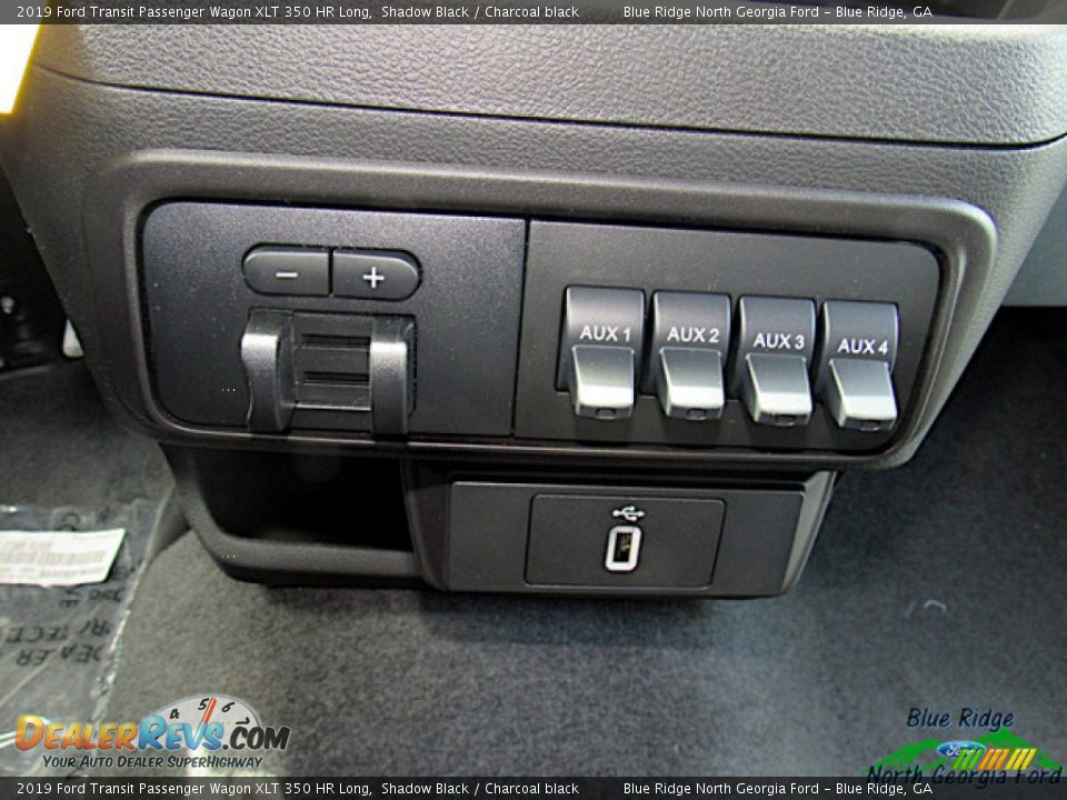 2019 Ford Transit Passenger Wagon XLT 350 HR Long Shadow Black / Charcoal black Photo #27