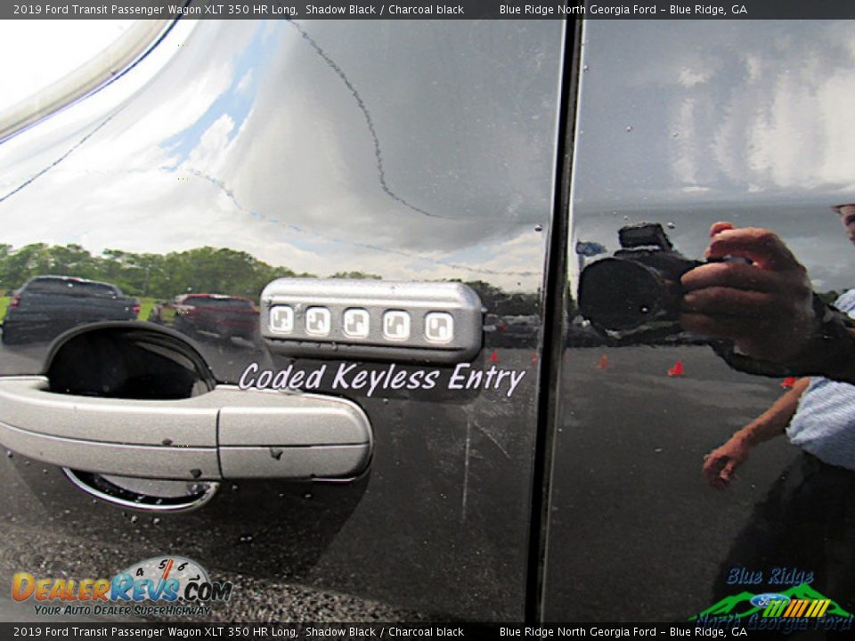 2019 Ford Transit Passenger Wagon XLT 350 HR Long Shadow Black / Charcoal black Photo #29