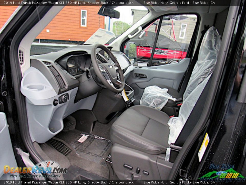 2019 Ford Transit Passenger Wagon XLT 350 HR Long Shadow Black / Charcoal black Photo #32
