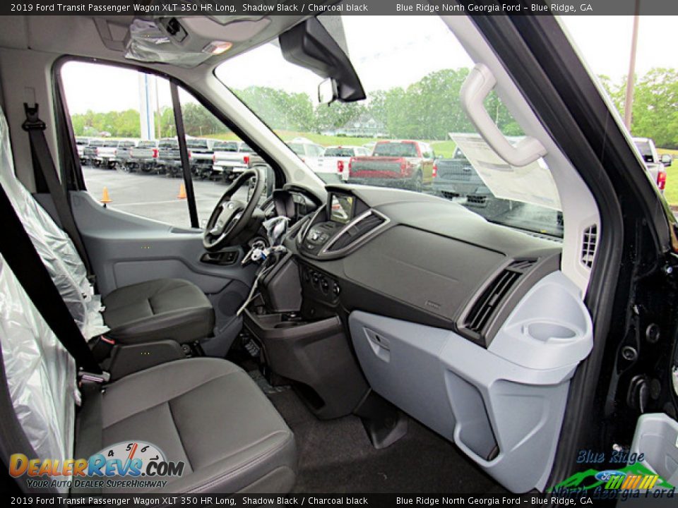 2019 Ford Transit Passenger Wagon XLT 350 HR Long Shadow Black / Charcoal black Photo #33