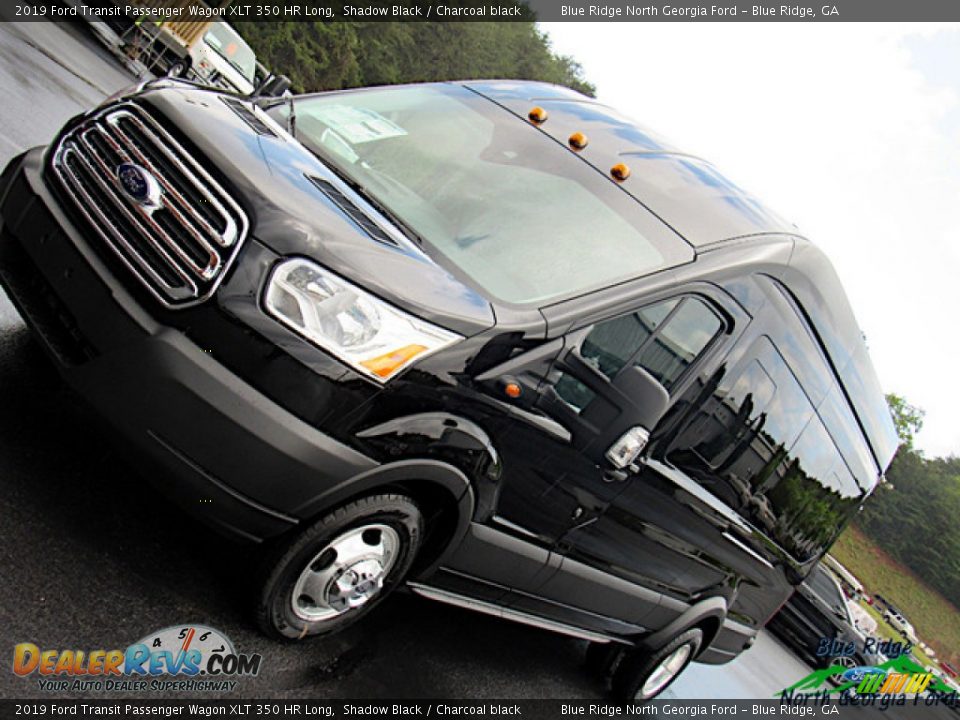 2019 Ford Transit Passenger Wagon XLT 350 HR Long Shadow Black / Charcoal black Photo #34