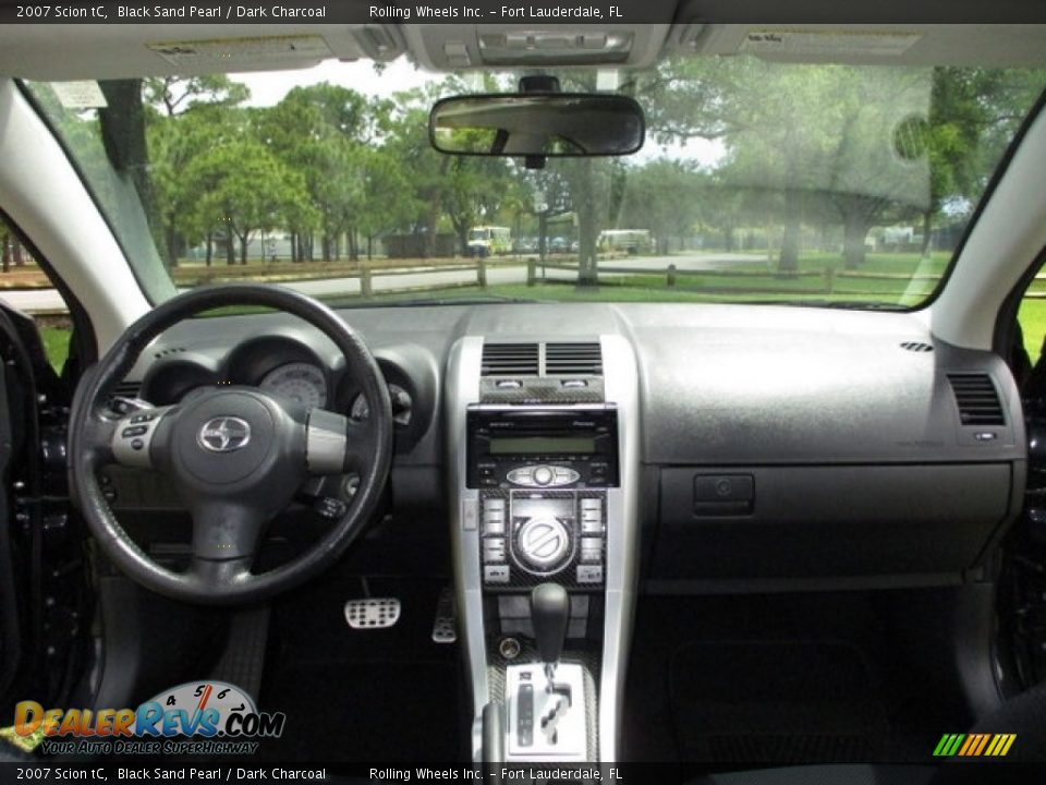 2007 Scion tC Black Sand Pearl / Dark Charcoal Photo #4