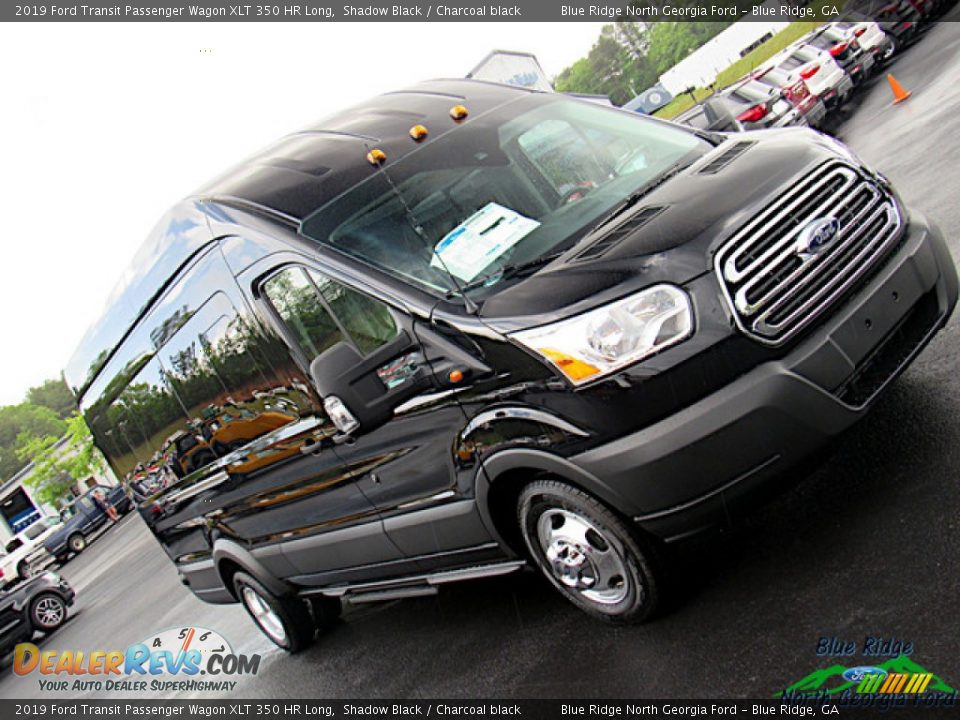 2019 Ford Transit Passenger Wagon XLT 350 HR Long Shadow Black / Charcoal black Photo #35