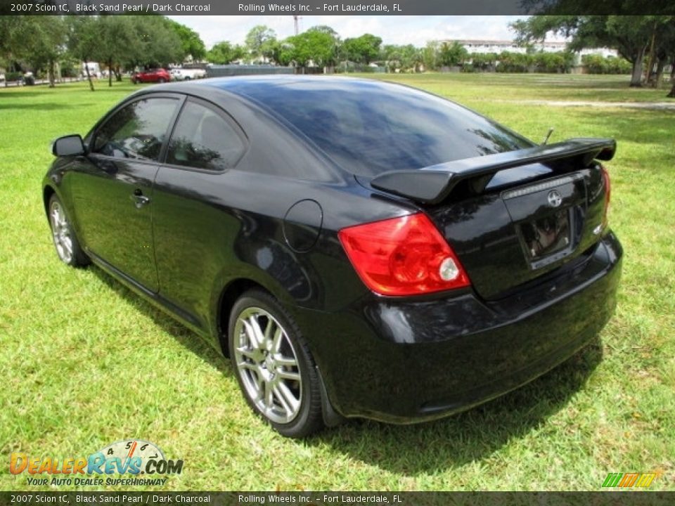 2007 Scion tC Black Sand Pearl / Dark Charcoal Photo #5