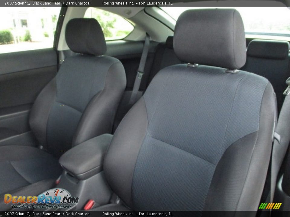 2007 Scion tC Black Sand Pearl / Dark Charcoal Photo #6