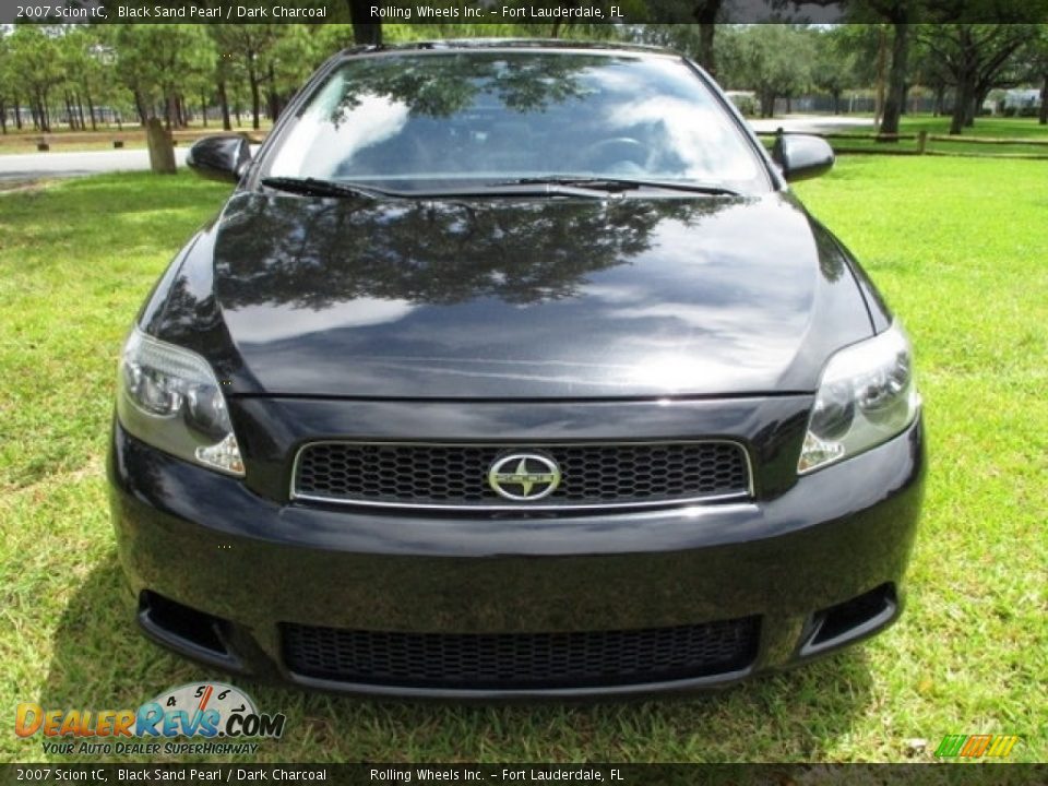 2007 Scion tC Black Sand Pearl / Dark Charcoal Photo #15