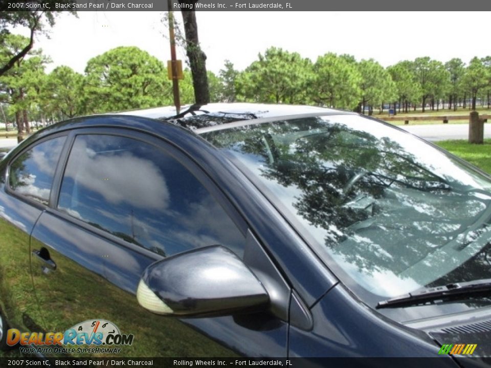 2007 Scion tC Black Sand Pearl / Dark Charcoal Photo #20