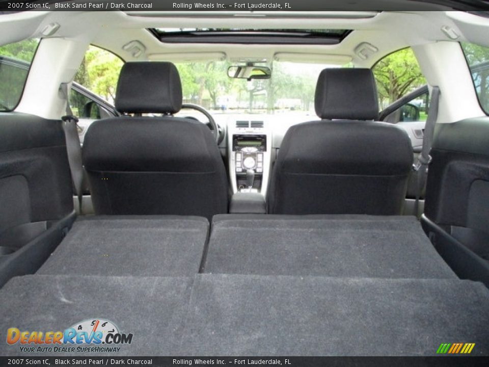 2007 Scion tC Black Sand Pearl / Dark Charcoal Photo #21