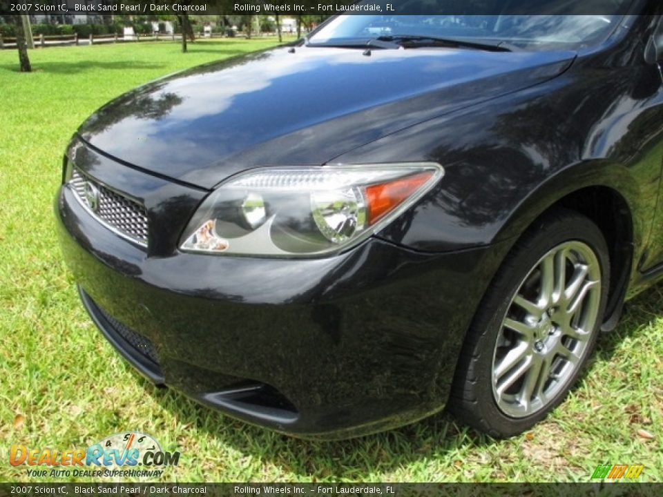 2007 Scion tC Black Sand Pearl / Dark Charcoal Photo #22