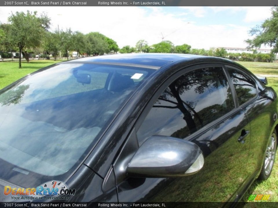 2007 Scion tC Black Sand Pearl / Dark Charcoal Photo #29