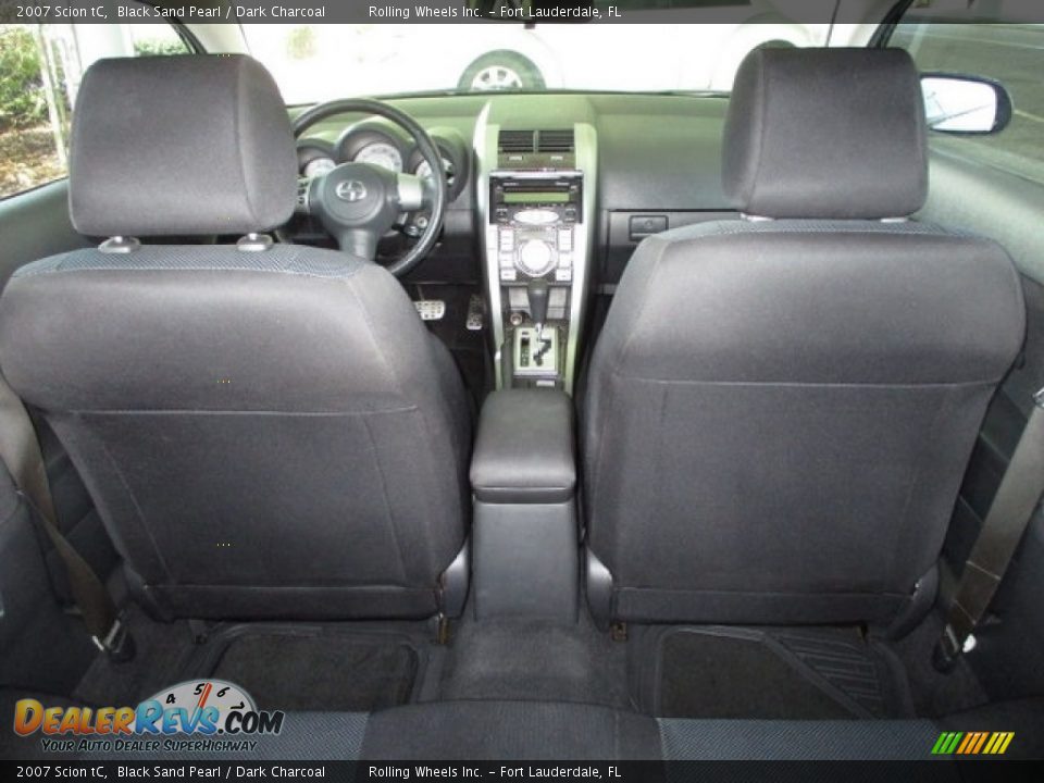 2007 Scion tC Black Sand Pearl / Dark Charcoal Photo #30