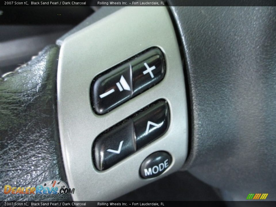2007 Scion tC Black Sand Pearl / Dark Charcoal Photo #31
