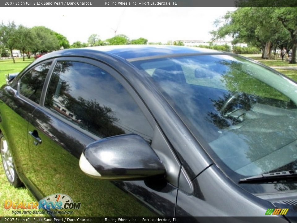 2007 Scion tC Black Sand Pearl / Dark Charcoal Photo #32