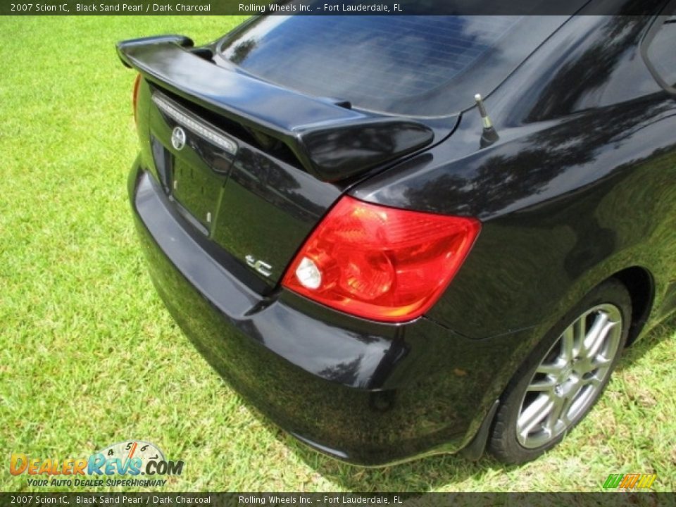 2007 Scion tC Black Sand Pearl / Dark Charcoal Photo #36