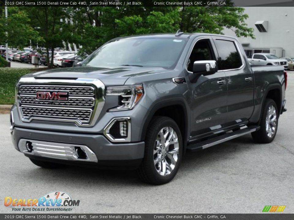 2019 GMC Sierra 1500 Denali Crew Cab 4WD Satin Steel Metallic / Jet Black Photo #5