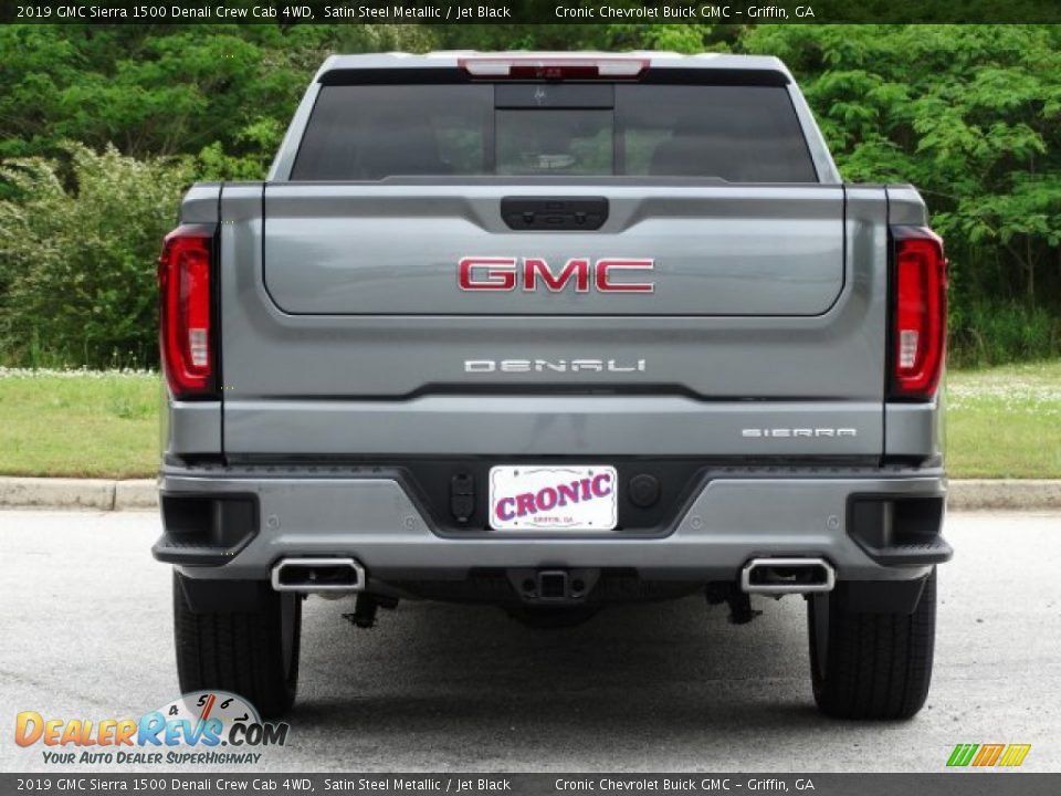 2019 GMC Sierra 1500 Denali Crew Cab 4WD Satin Steel Metallic / Jet Black Photo #7